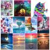 5D Diamond Painting Embroidery Flower Landscape Diamond Mosaic Wall Sticker Animal Cross Stitch Home Decoration Painting