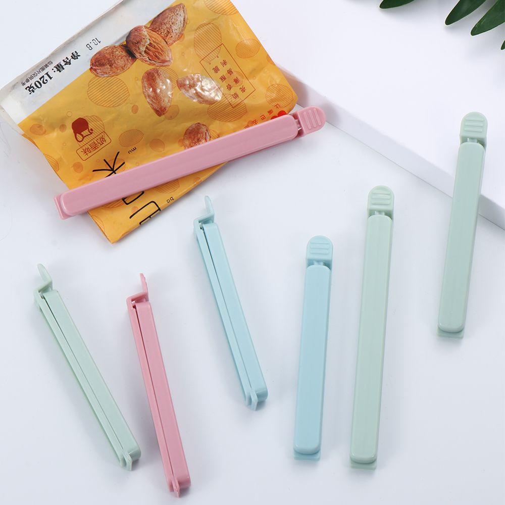 5Pcs Good Quality Home Candy Color Practical Kitchen Tool Snack Bag Sealer Food Clips Sealing Clamp