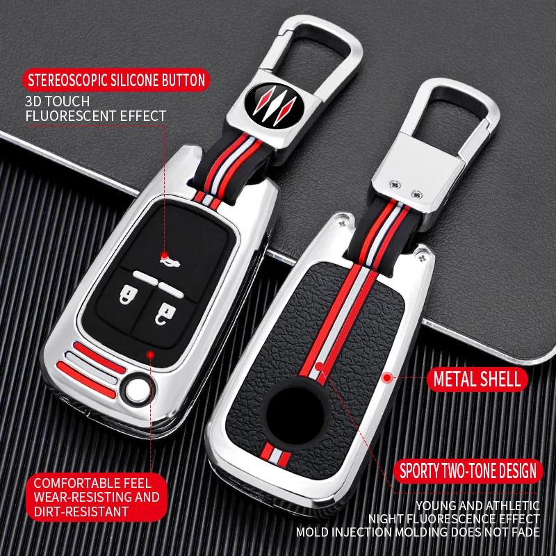 for Buick /Opel Vauxhall Insignia Astra J Mokka Zafira GL8 for Chevrolet Cruze Malibu Aveo Lova for Car Key Cover Fob Case Shell