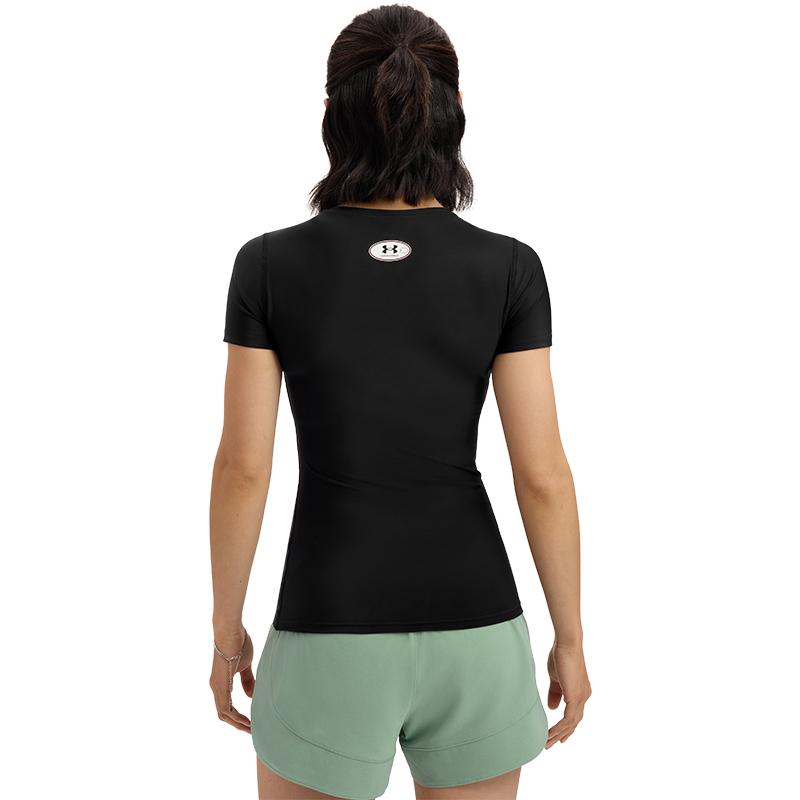Under Armour Футболка HeatGear® OG с круглым вырезом и коротким рукавом, женская, черная, 1387562-001
