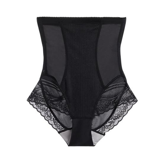 Женские бесшовные утягивающие трусики с высокой талией, утягивающее белье, кружевные утягивающие трусики под платье, короткие