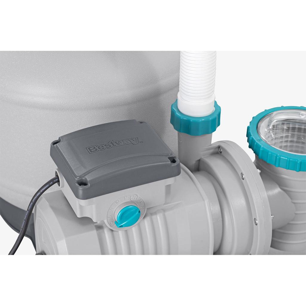 Bestway 58486 11355 L/H Pool Sand Pump + Filter Balls