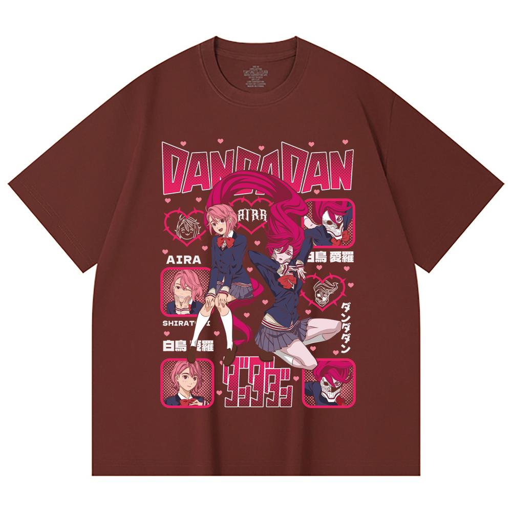 230 Gsm 100% Cotton Dandadan V11 Aira Print Unisex Heavy Cotton T Shirt