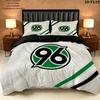 Hannover 96 Pattern Bedding Quilt Set  Home Decoration  Gift (1 * duvet cover + 2 * pillowcase  without core)