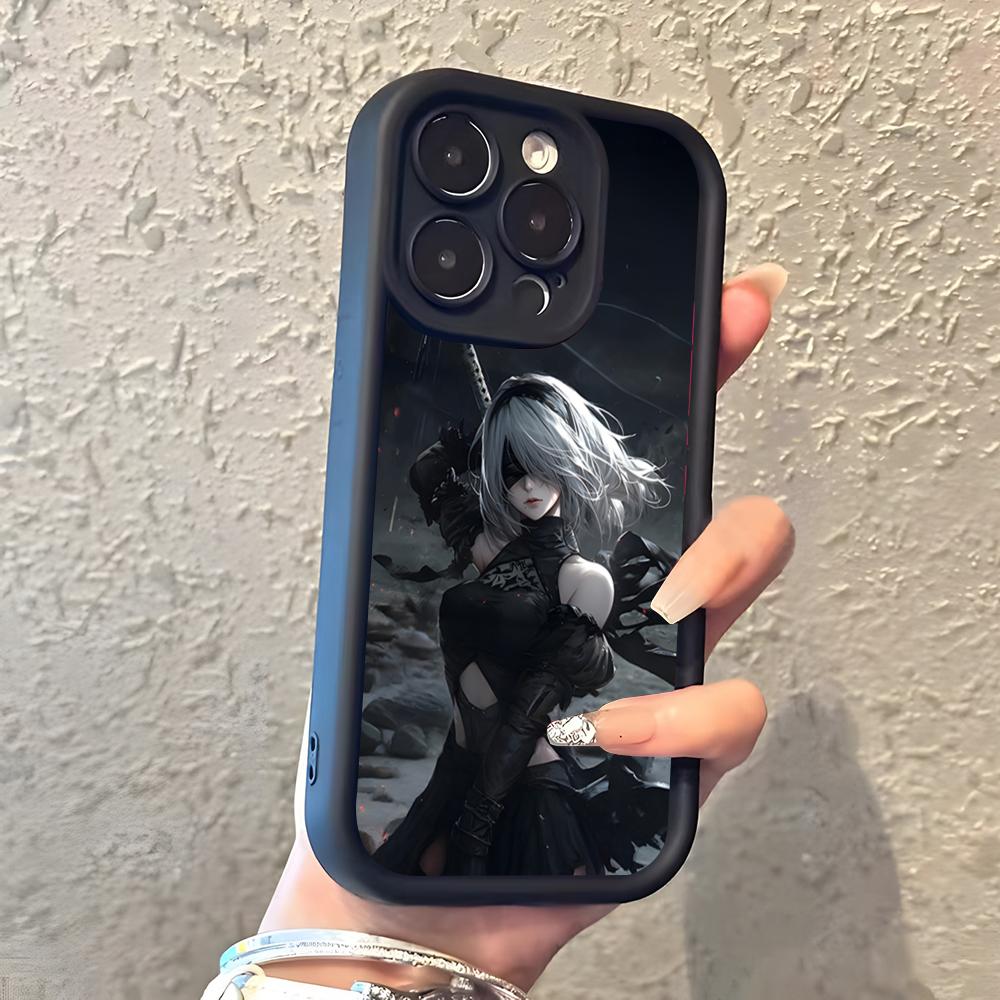 Чехол для телефона игры Nier Automata Для IPhone 17 Pro Max 16 15 14 Pro Max IPhone 13 Pro Max 11 Plus Силиконовый чехол