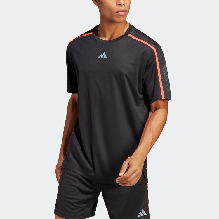 Adidas Set-in Sleeve T-Shirt Men's Black IB7896