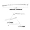 DOT Certified for Suzuki Kawasaki Yamaha Motorcycle Hydraulic Brake Hose 400-2400mm 10mm 28° Banjo Braided Oil Line Accessories