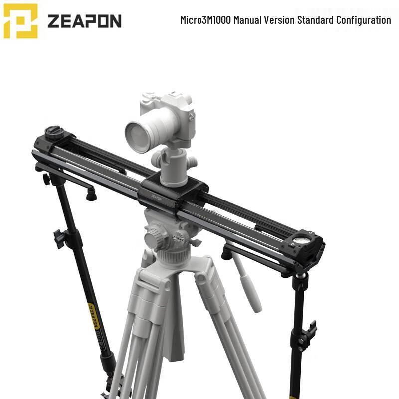 Электрический слайдер ZEAPON Micro3 для DSLR/беззеркальных камер: Портативное ручное и электрическое управление для съемки таймлапс