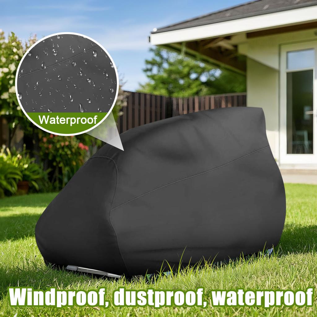 Riding Mower Cover, 54in  Lawnmower Covers For Outdoor, 210D Polyester Oxford Mower Cover Heavy Duty, Riding Tractor Cover