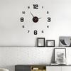 Yousheng Luminous Arabic Numerals Clock Modern Design Battery Powered Silent Decorative 3D DIY Wall Clock for Living Room