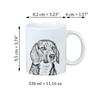 Beagle - cup with a dog, cheerful cup for a dog lover, personalized gift from the Art-Dog brand