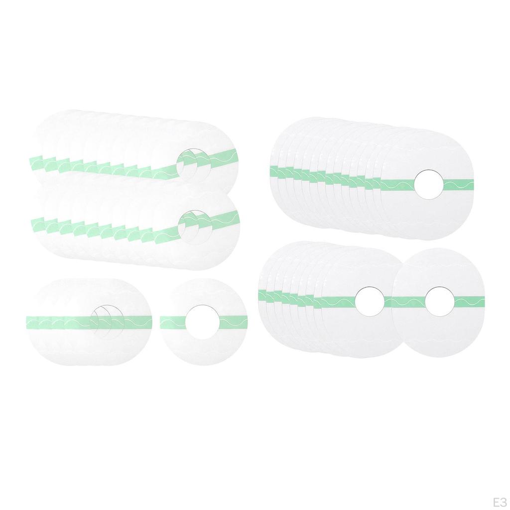 25 Pieces Sensor Covers Adhesive Patches Overpatch Tape for Shower Swimming Cycling Round