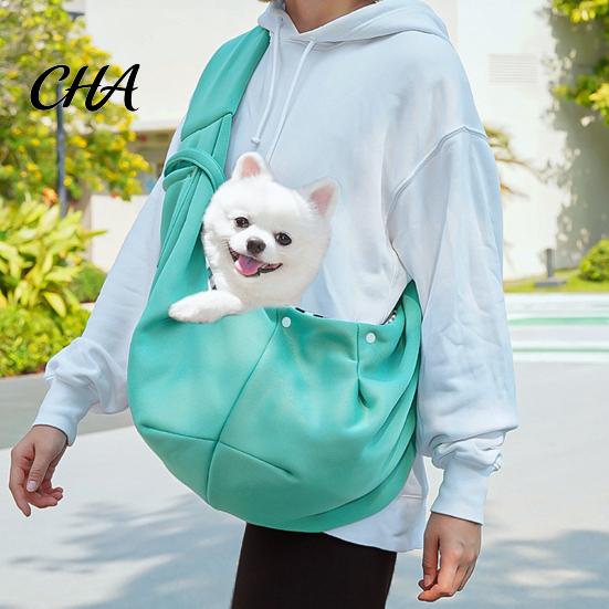 Travel Bag for Small Pets Crossbody Cat Carrier, Portable Pet Hands Free Sling, Snap Closure, Carrier Timid Cats Carrying with Safety Buckle Dogs And