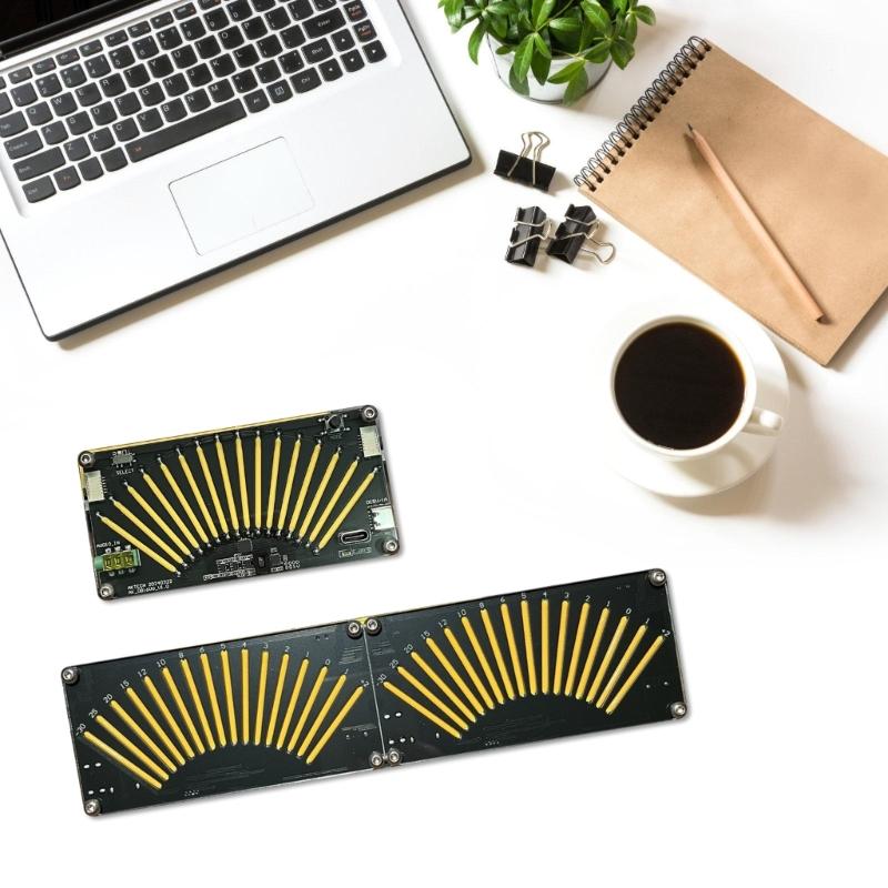 AK-DB16VU Music Meter Level Stereo Amplifiers Board Adjustable Replacement for Home Sound Systems Professional Studios