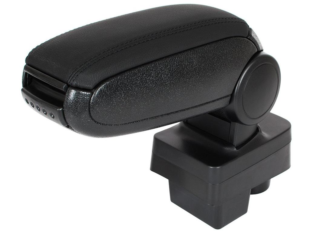 Skoda Fabia II 06-14 armrest SET BLACK ECO LEATHER + installation kit