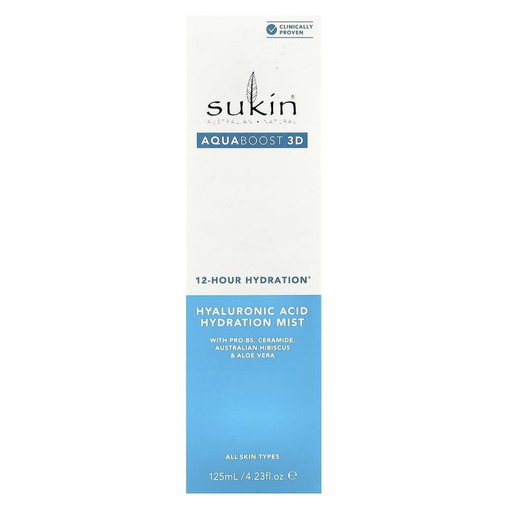 Aquaboost 3D, Hyaluronic Acid Hydration Mist, All Skin Types, 125 Ml (4.23 Fl Oz)