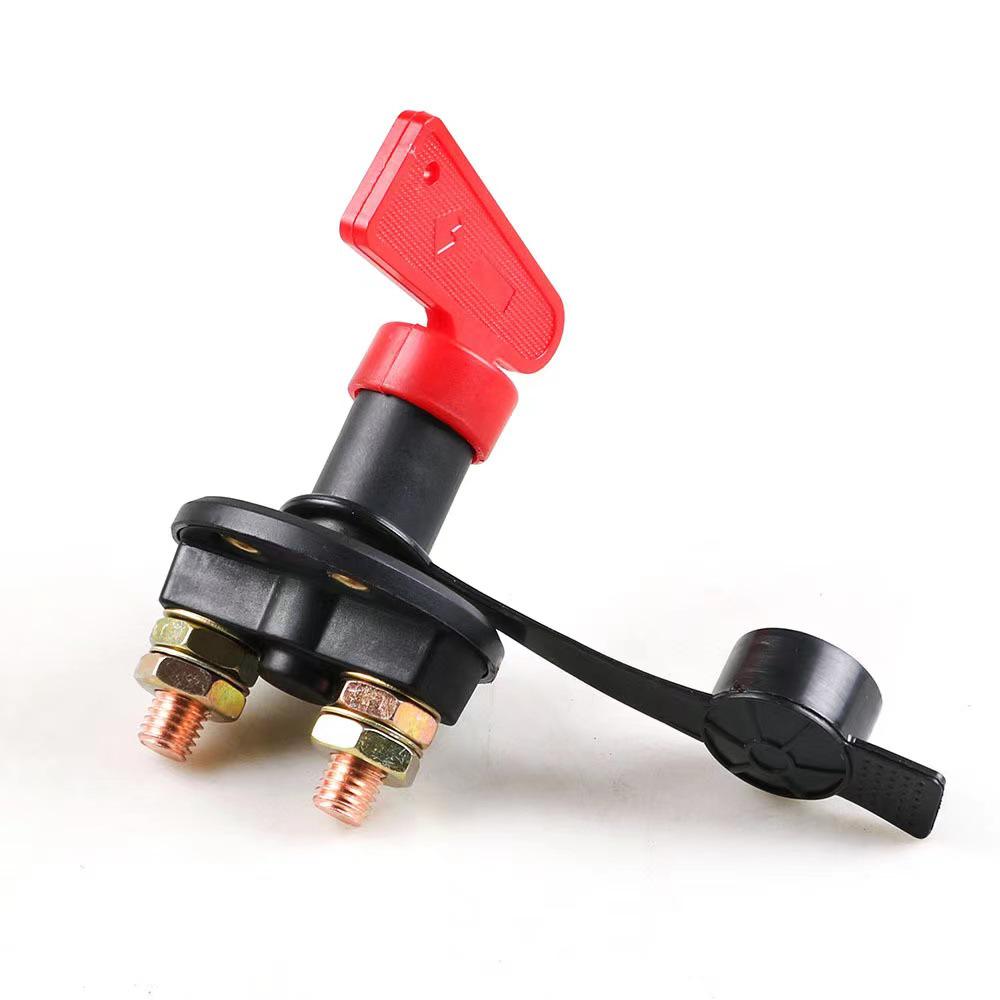 Car Battery Cut-off Switch: Anti-Leakage Knob, Four-Hole Disconnect Switch