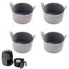 4 Pcs Non Stick Egg Cooker Mould BPA Free Air Fryer Baking Ramekins Egg Poacher Cups  Cooking