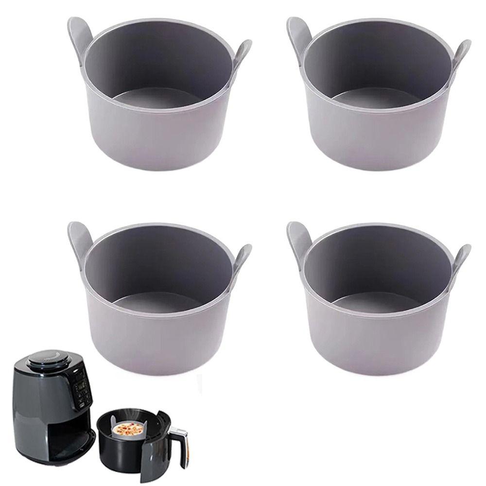 4 Pcs Non Stick Egg Cooker Mould BPA Free Air Fryer Baking Ramekins Egg Poacher Cups  Cooking