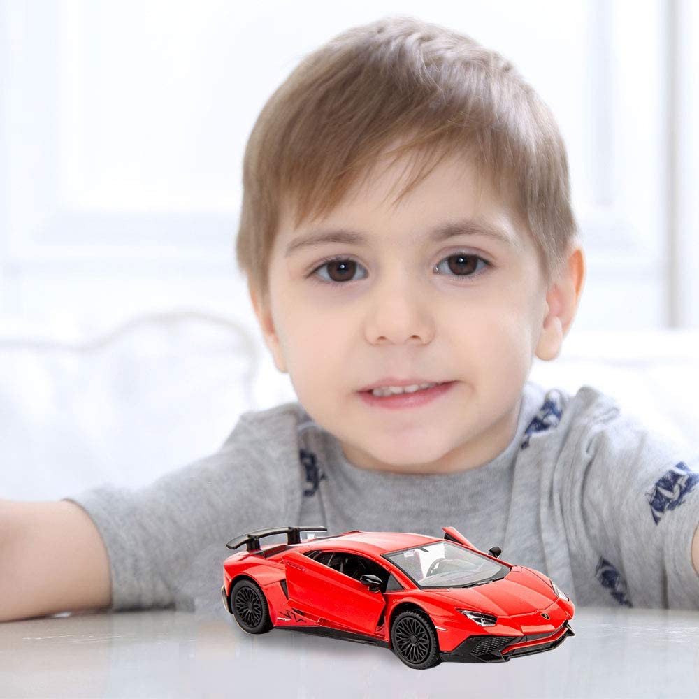 1/36 масштаб Lambo Aventador LP700-4, литая под давлением модель автомобиля, игрушка, цинковый сплав, автомобиль с откатным механизмом для детей и взрослых, подарочная коллекция