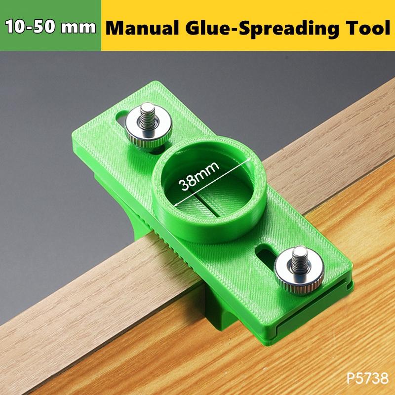 Woodworking Edge Banding Glue Applicator Board Brush Glue Limiter Multi Functional Installation Fixture Adjustable Manual Tools