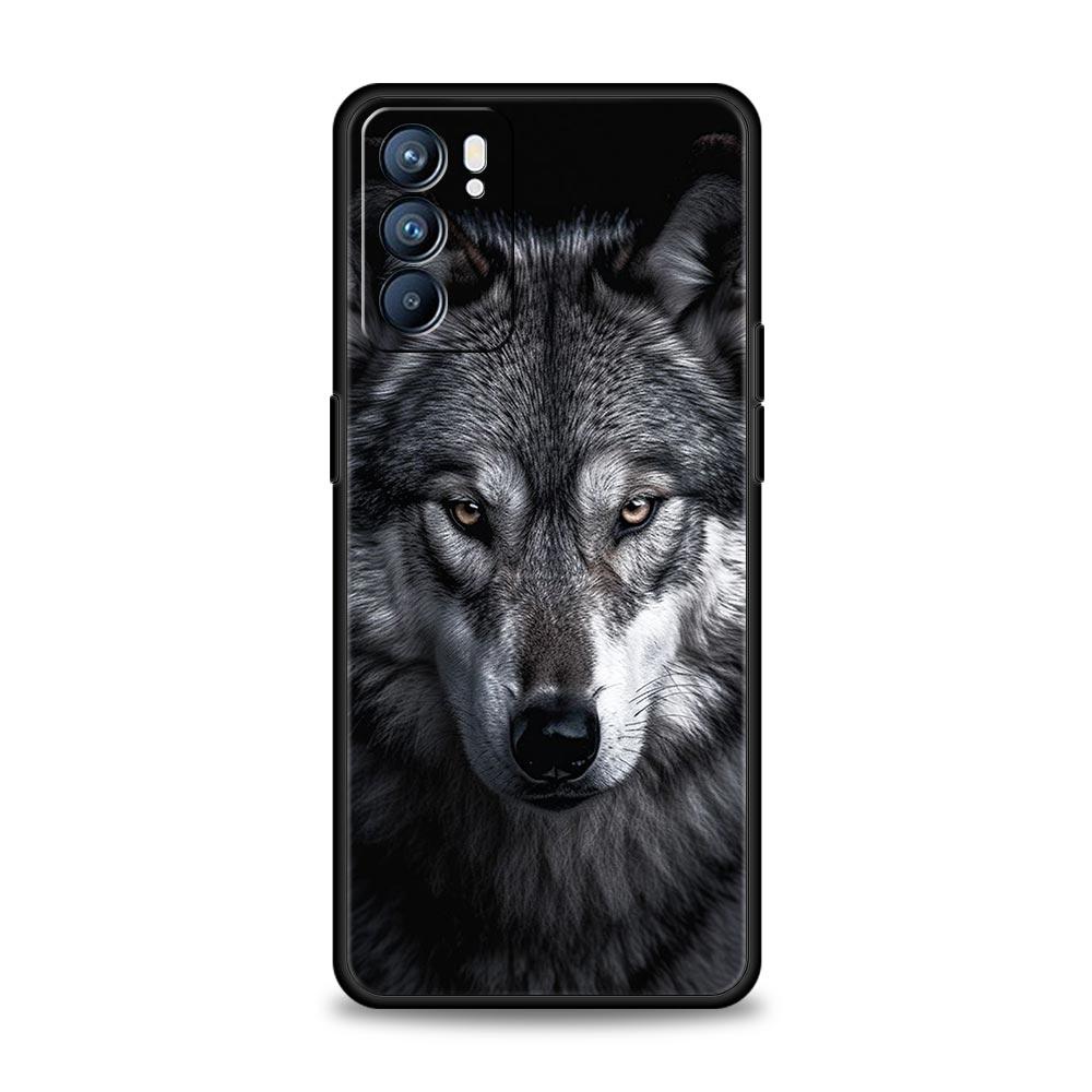 The Wolf Phone Case For Oppo Reno8 Reno7 Reno6 Pro A54 5G Find X6 X5 A53 A52 A9 A15 A95 A17 A16 A76 A74 A57 A31 Cover