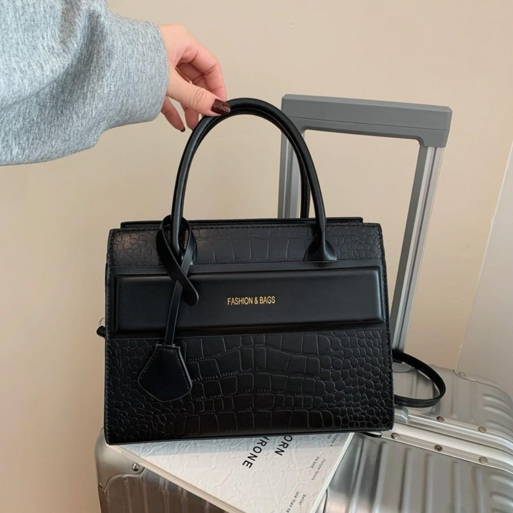 Medium Size Large Capacity Crossbody Bag Multi Color Handbag Stone Pattern Shoulder Bag Travel