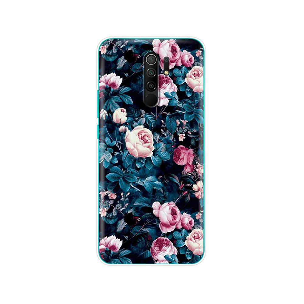 For Xiaomi Redmi 9 Case Silicon Back Cover Phone Case For Redmi 9 Soft Case 6.53 Inch Etui Coque Bumper Shockproof Protective