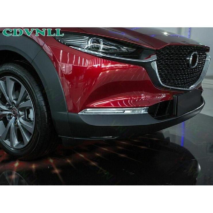 Для Mazda CX-30 -2024 Хромированная серебристая внешняя накладка на противотуманную фару, 2 шт.