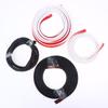 1PCS 1/2meters Flexible Floor Cable Cover Cord Self-Adhesive All Cord Hider Internet Wire Duct Duct Slot Cable Manage