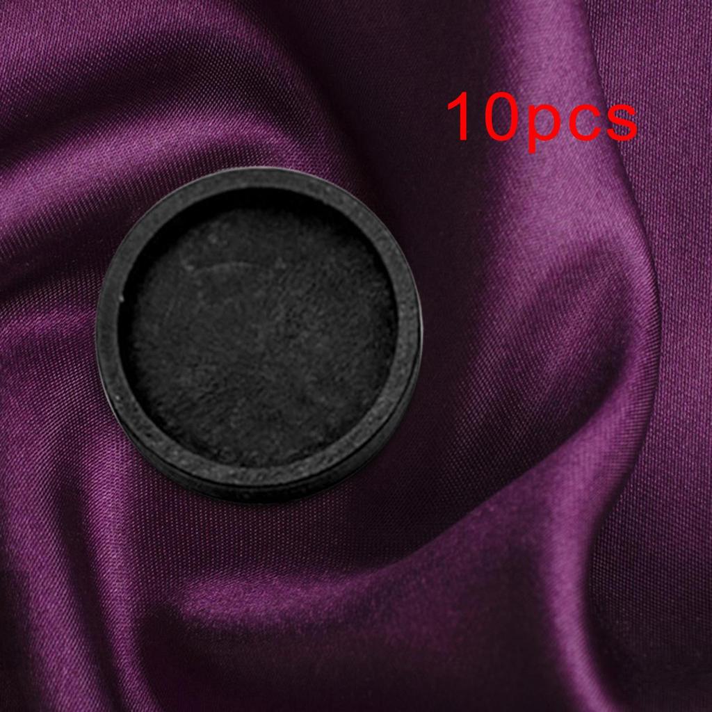 10 шт. плоских круглых деревянных подставок для брошей, застежек, дисков, подставок для кабошонов