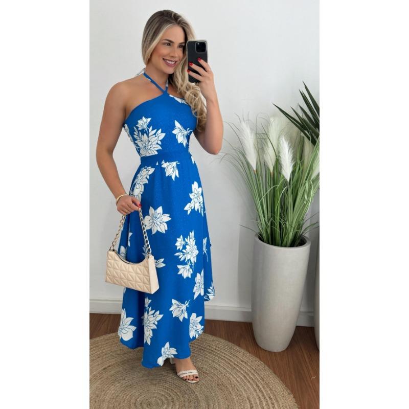 VEZFAA Женская мода лето весна без рукавов свисающий вырез высокая талия повседневные платья