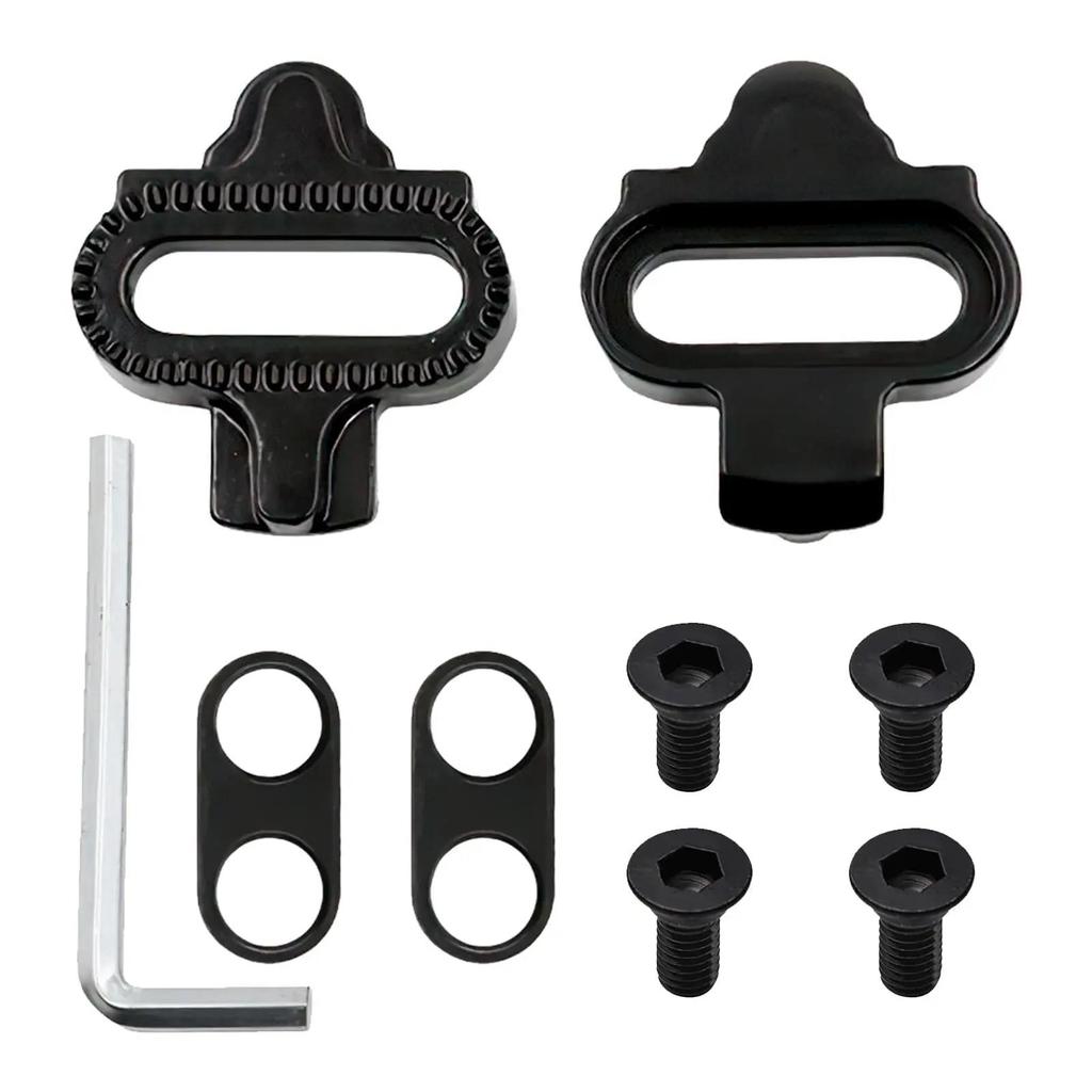 Multi Release Bicycle Shoes Cleats Fit Shimano SH51 SPD MTB Bike Pedal Clips Cycling Shoes Compatible Bike Riding Accessor 6
