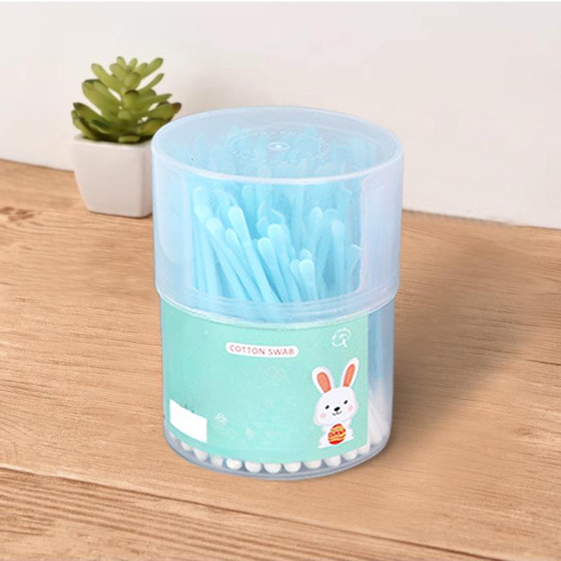 Одноразовые цветные ватные палочки с двойным наконечником, ушная палочка для удаления ушной серы, ватные палочки для удаления косметики в домашних условиях