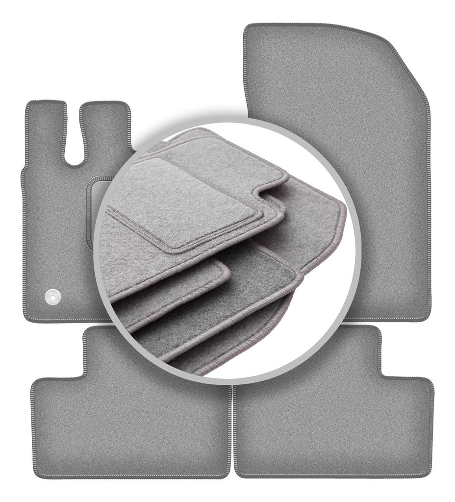 Gray car mats for: Renault Captur II crossover (2020-)