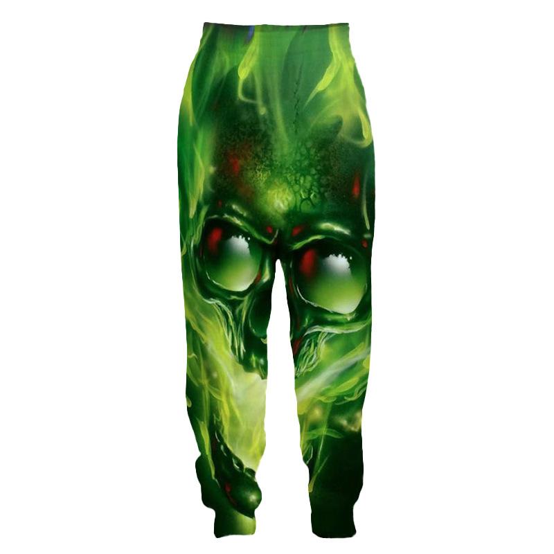 Spring Autumn Men's Pants Fashion Trousers Casual Man Sports Skull 3D Printed Streetwear Sweatpants Big Size Men Clothing S-6XL