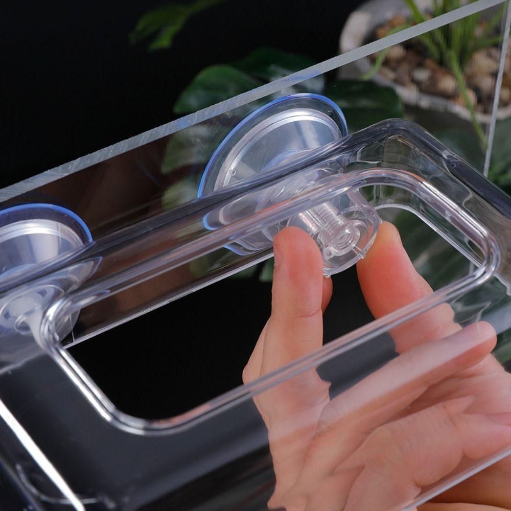 Акриловое кольцо для кормления аквариумных рыб, фиксированная плавающая кормушка-поднос для корма для мальков и креветок