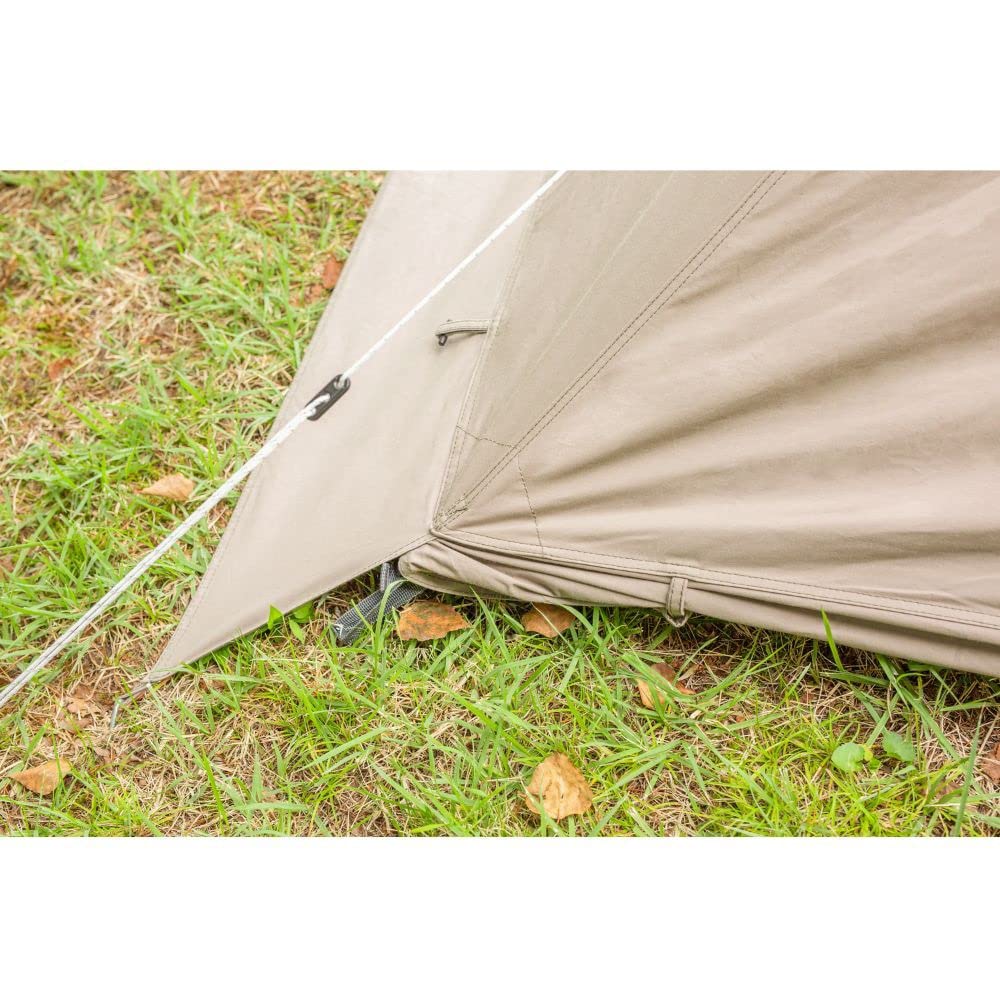 Whole Earth EARTH PYNOMAD Tent for 1 to 2 people WE2LDA11 BEG Solo Touring One Pole Tent TC Material Only one item per person (BeigeFF)