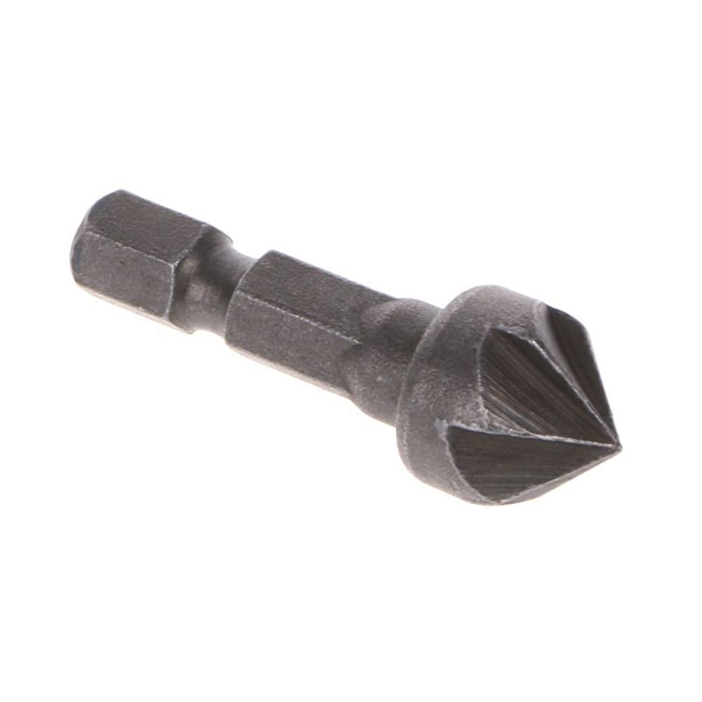 90 Degree Bevel Cutting 1/4" Hex Shank Deburring Drilling Chamfer Bit Cutter Countersink Drill