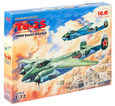 ICM 1/72 масштаб советский двухмоторный бомбардировщик Туполев Ту-2 пластиковый набор для сборки 72031