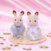 Epoch Sylvanian Families Шоколадный кролик Прекрасный свадебный парный набор
