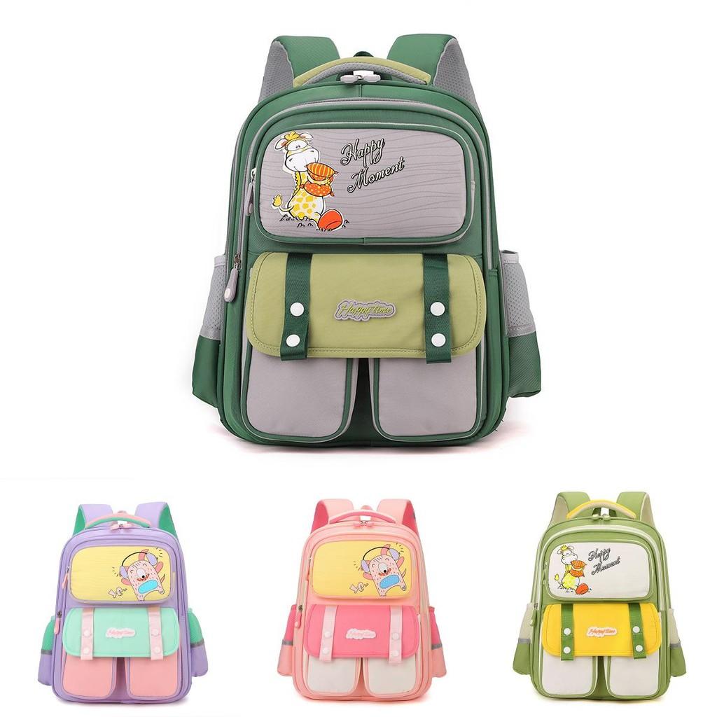 Adorable Cute Cartoon Backpack For Elementary Students Lightweight With Large Capacity