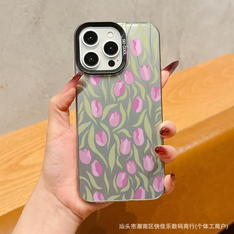 Простые цветы и растения для чехла на телефон Apple 16promax iphone15pro/14/13/12/11 модный 7