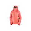 Outline Shell Solid Color Hooded Jacket Waterproof Breathable Water-Repellent Jacket Women Jacket Mineral-Red LC2111000