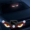Light Sensor Car Lamp Devil Eyes Solar Powered LED Dynamic Windshield Ambient USB-C Atmosphere Lighting Rechargeable Vehicle with