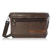 Сумка через плечо формат А4 из синтетической кожи [Усы] Мужская JTZ-4156 (коричневый)