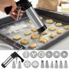 Churro Maker Machine Stainless Steel Churro Gun Kit Multifunctional Churro Filler Kit DIY Cookie Maker Machine Household Churro
