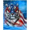 Полный 5D Diy Алмазная картина Американский тигр Алмазная вышивка Крестом Домашний декор Подарок ручной работы