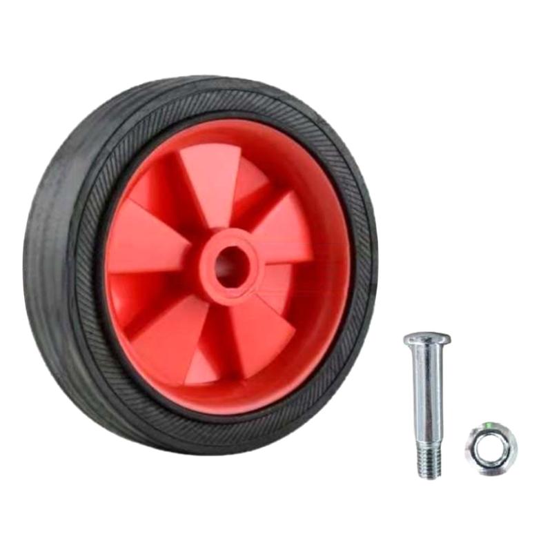 Сверхпрочное сменное колесо для воздушного компрессора, пластиковые ролики 5 дюймов/6 дюймов, амортизирующий нескользящий дизайн, плавный ход