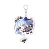 New Keychain Anime Game Impact Atataki Itto Kunikuzushi Xiao Tartaglia Kazuha Cat Series Cartoon Key Chain Cosplay Props